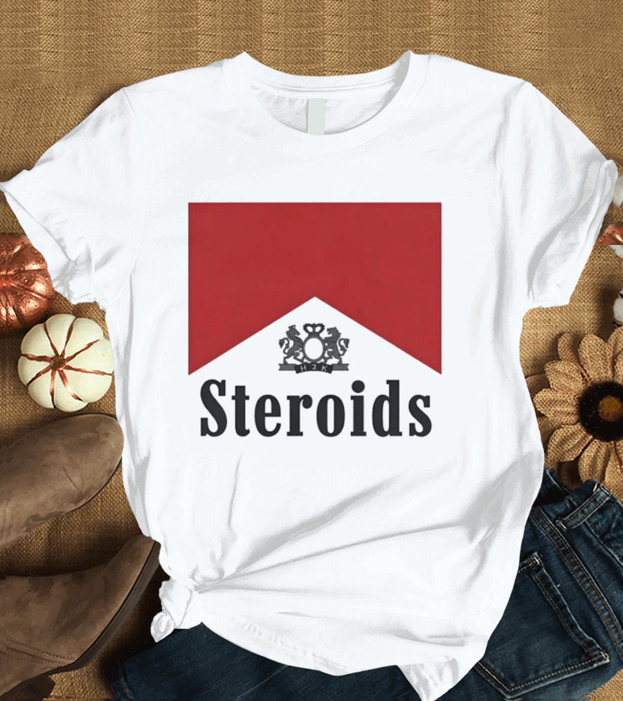 Steroids Bodybuilding Cigarette Box T-Shirt