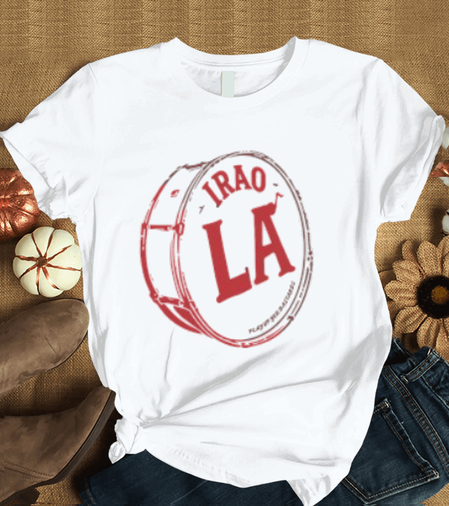 Irao LA Play Up Yer Bastards Barrel Red T-Shirt