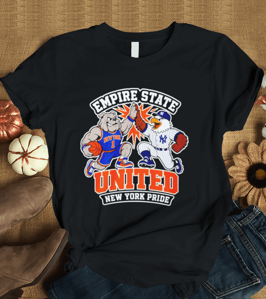 Empire State United New York Knicks Yankees Pride T-Shirt