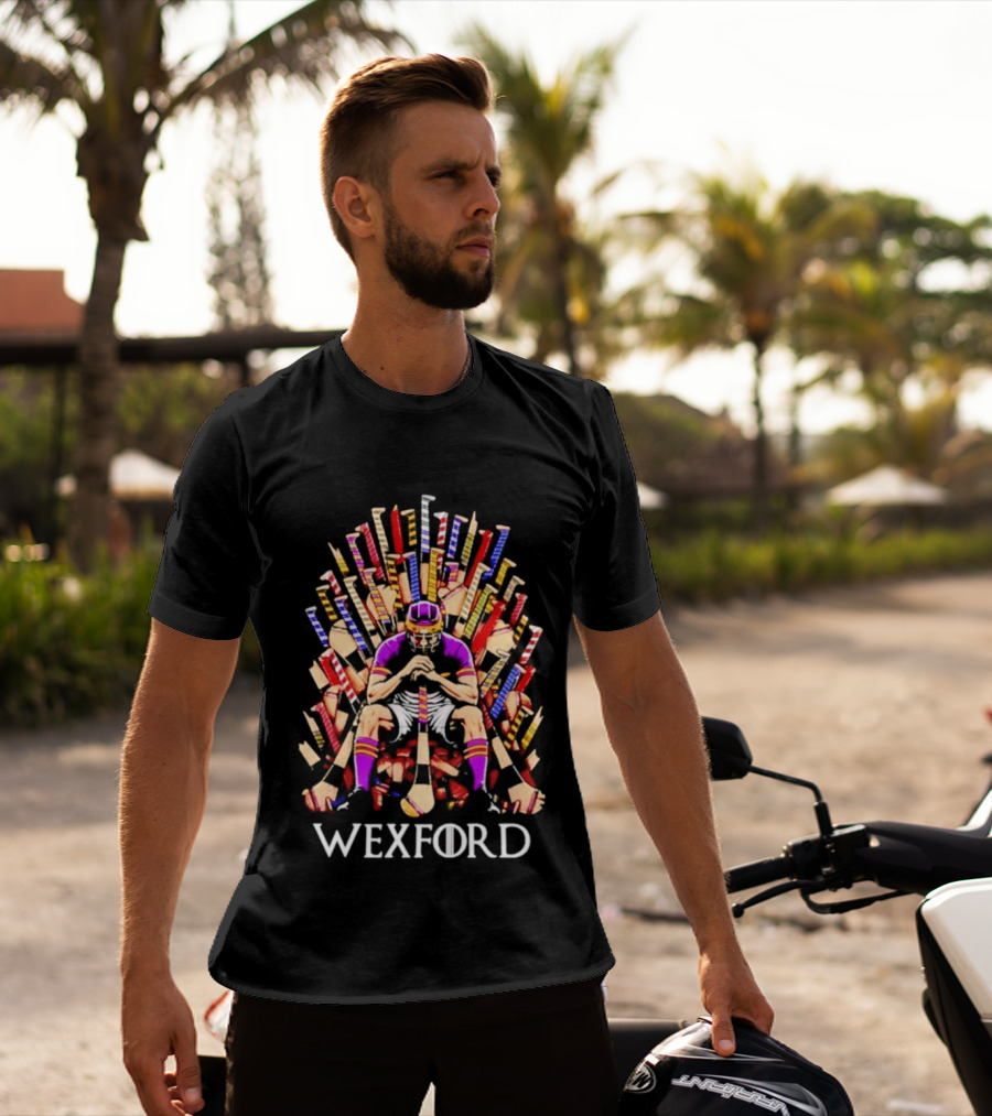 Wexford Game Of Hurls Throne Hurling Player T-Shirt