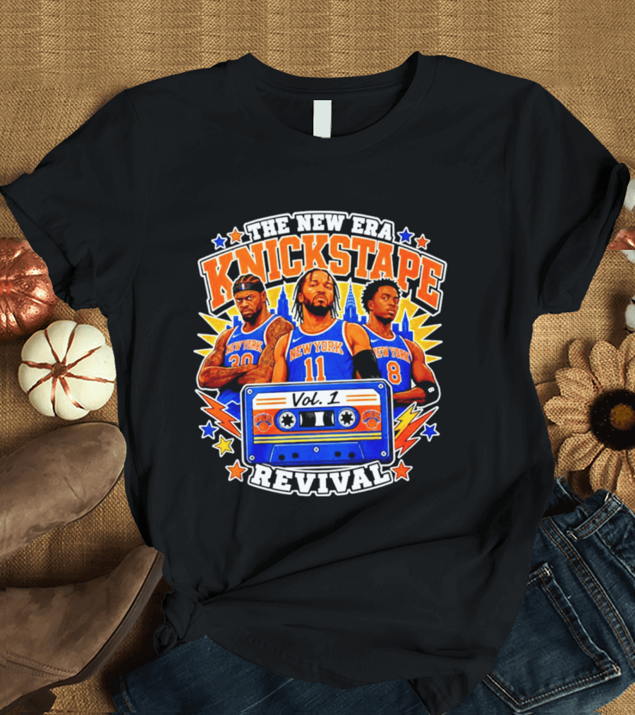 New York Knicks The New Era Knickstape Vol 1 Revival T-Shirt