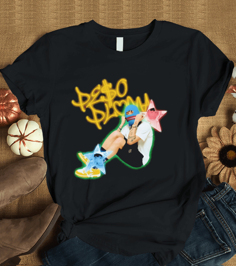 Peso Pluma Zero Love Balaclava Stars P Hundred T-Shirt