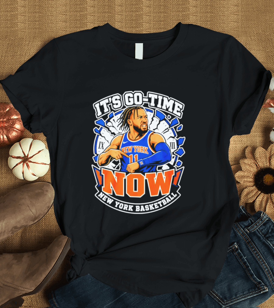 New York Basketball Jalen Brunson It's Go Time Now T-Shirt