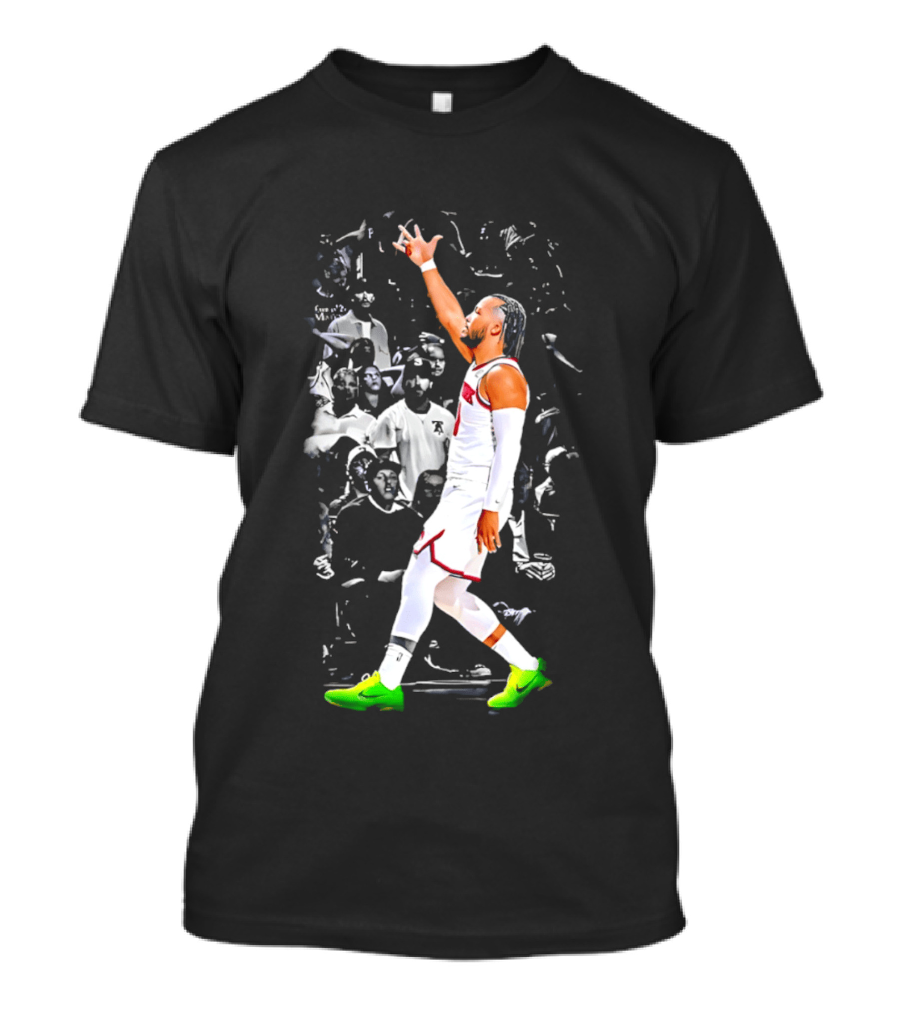 Jalen Brunson New York Basketball Player Iconic Celebration Moment T-Shirt