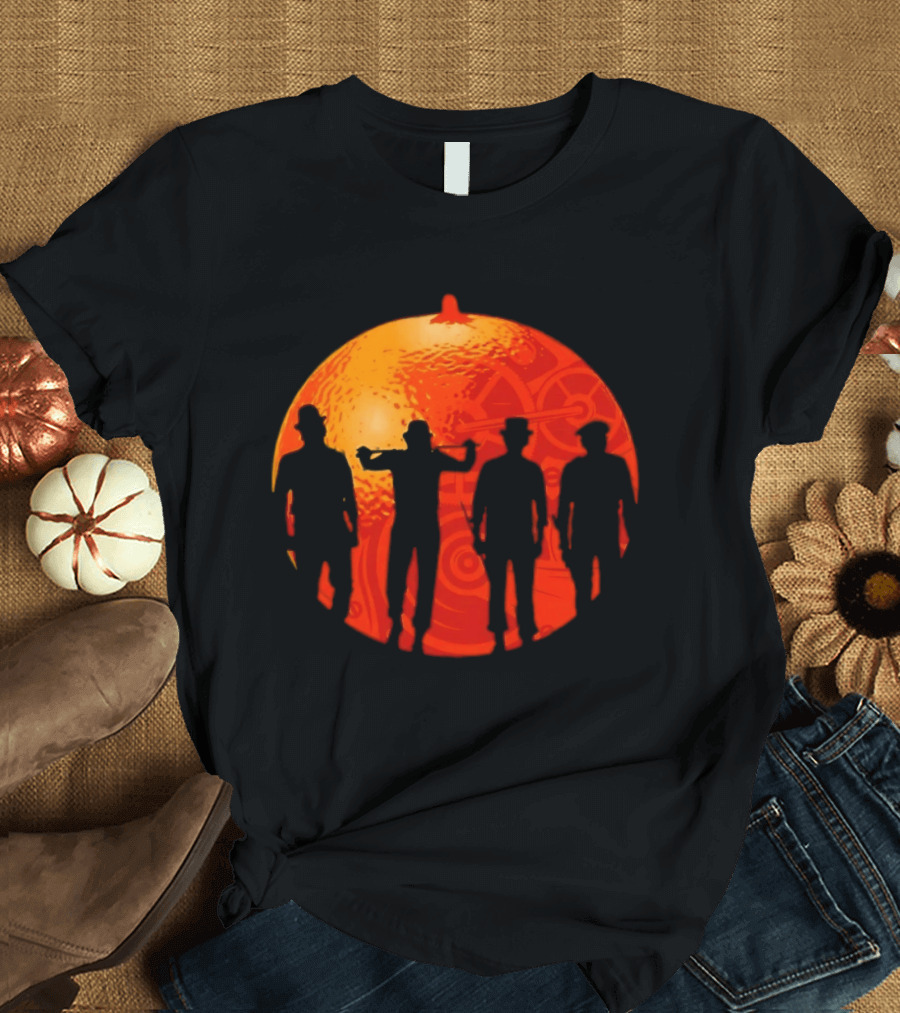 A Work Orange The Droogs Silhouettes Orange Gang T-Shirt