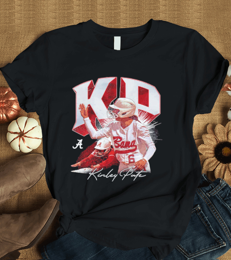 KP Alabama Bama Softball Kinley Pate NCAA Player T-Shirt