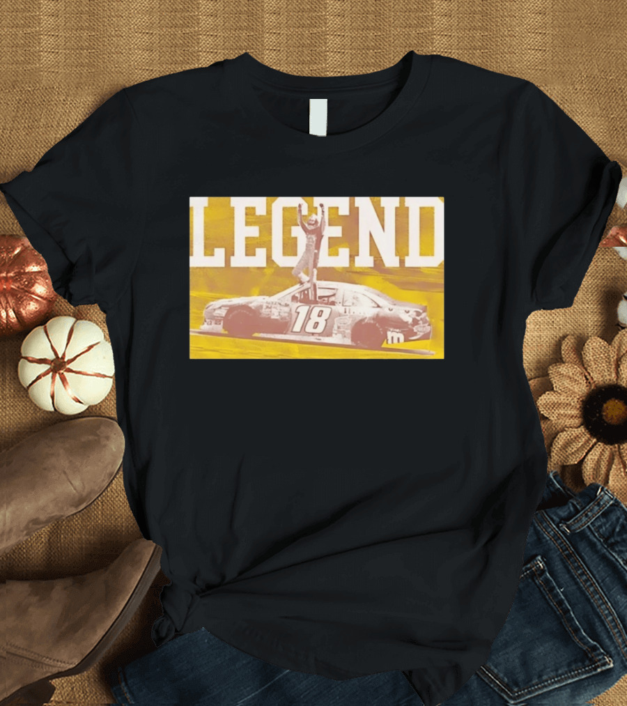 Kyle Busch 18 M&M Legend NASCAR Victory Celebration T-Shirt