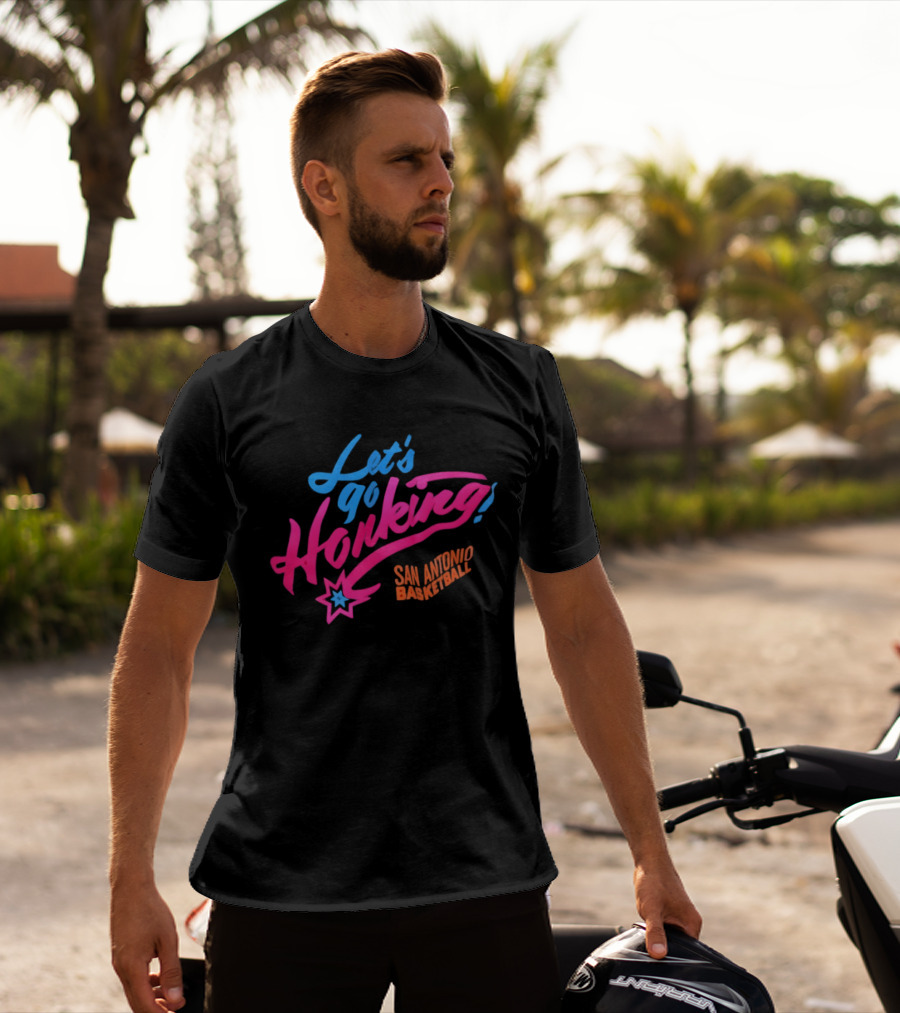 Let's Go Honking San Antonio Basketball Star T-Shirt