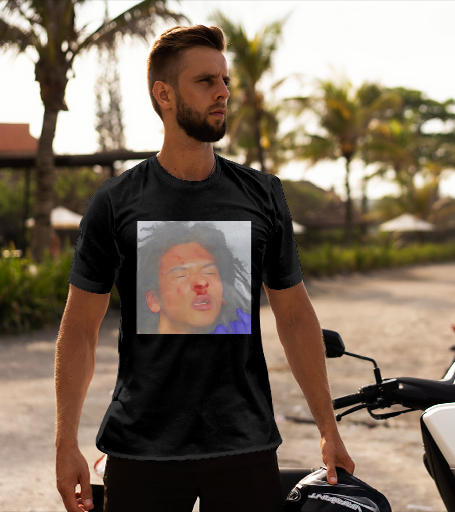 John Doe Unknown Player Generic Team Bloody Face T-Shirt