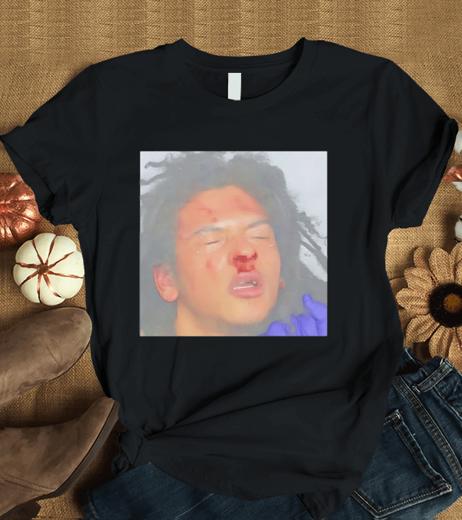 John Doe Unknown Player Generic Team Bloody Face T-Shirt