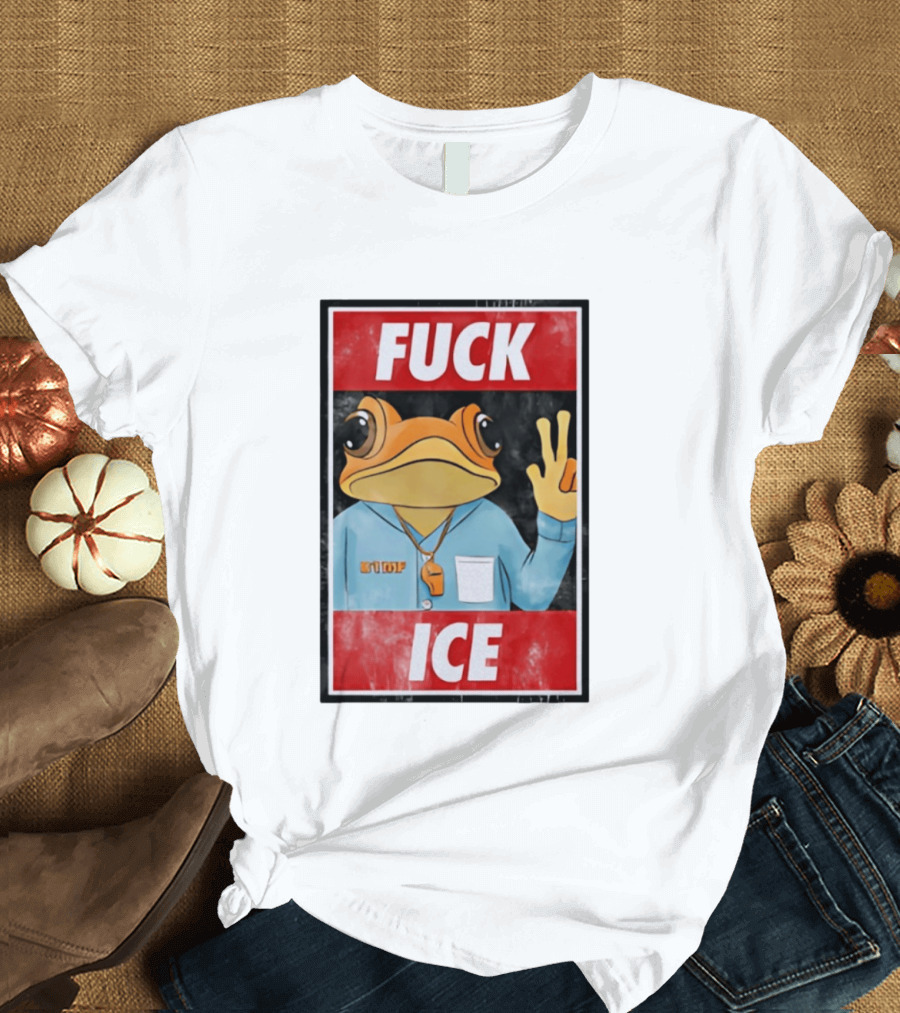 Fuck ICE DTMF Frog Whistle New York Knicks Player Basketball Sports T-Shirt