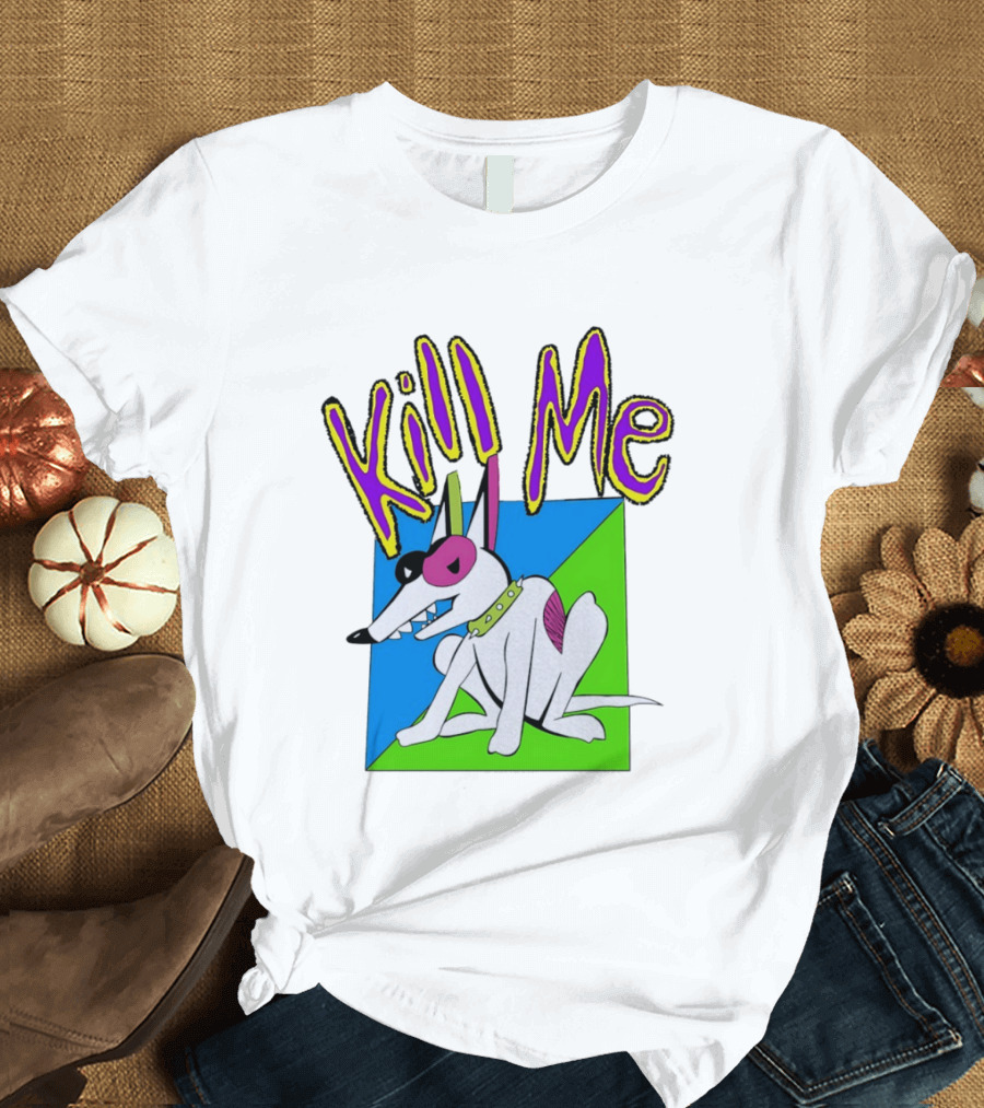 Kill Me Spuds MacKenzie Dog 1980s Pop Culture T-Shirt