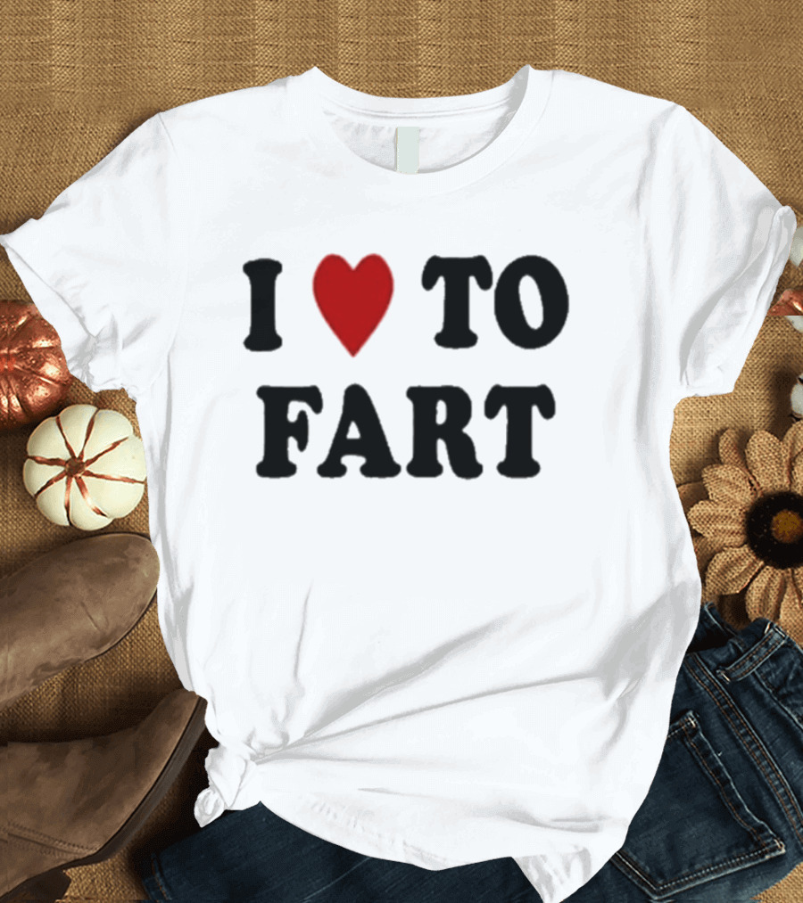 I Heart To Fart Bert Blyleven Humor T-Shirt