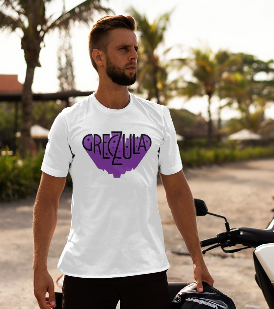 Greczula Starry Purple Tour 2026 Font T-Shirt