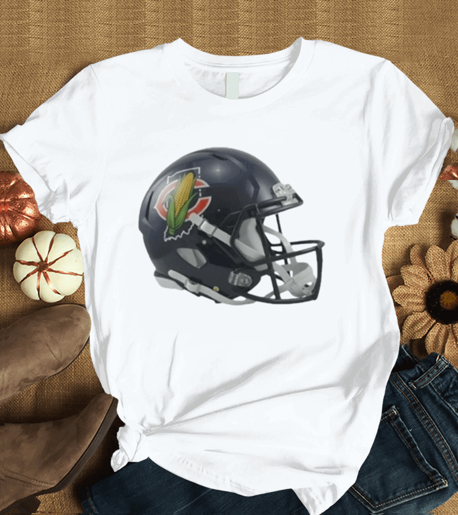 Chicago Bears Indiana Corn Helmet 2026 Edition T-Shirt