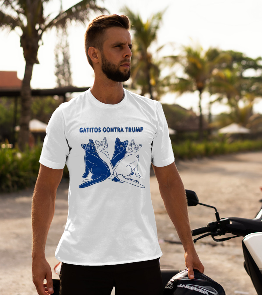 Gatitos Contra Trump Sphynx Cats T-Shirt