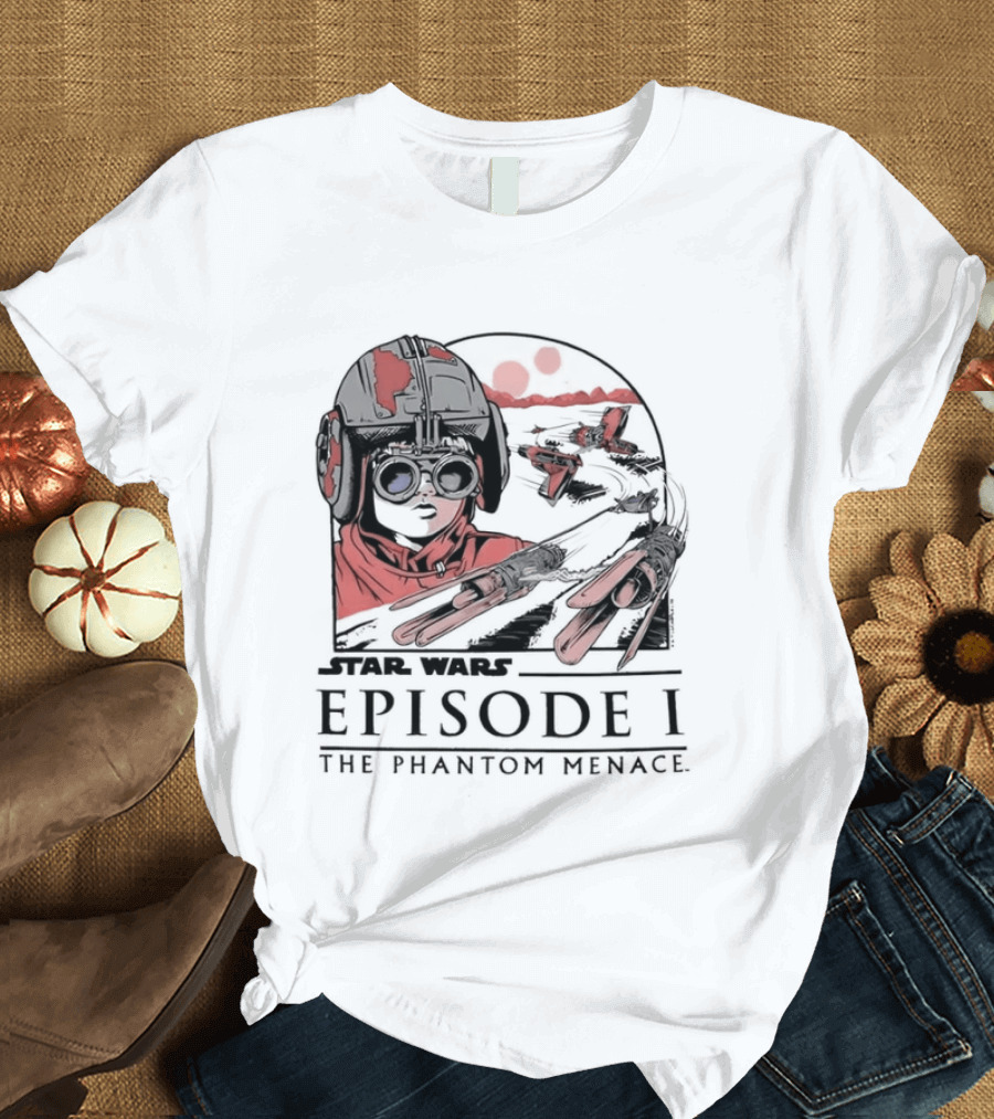 Star Wars Episode I The Phantom Menace Podrace Scene T-Shirt