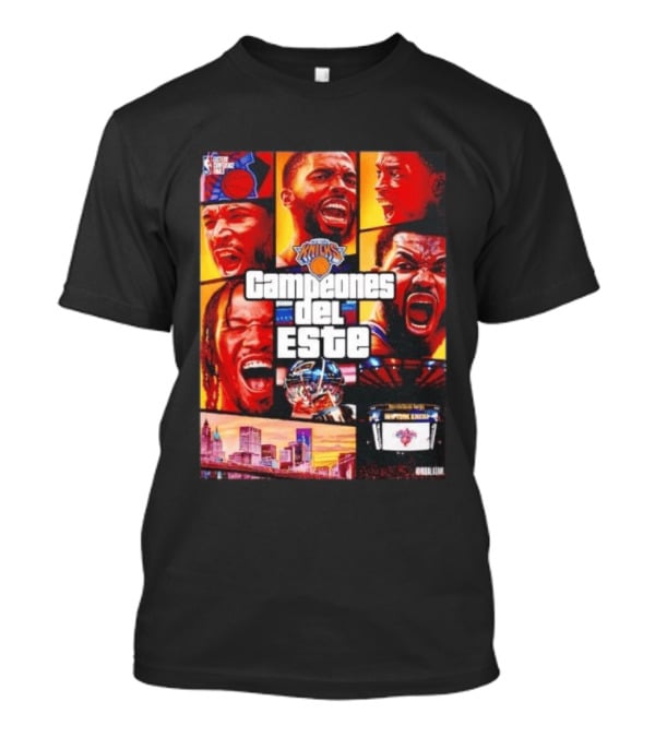 New York Knicks Campeones Del Este NBA Playoff Celebration T-Shirt