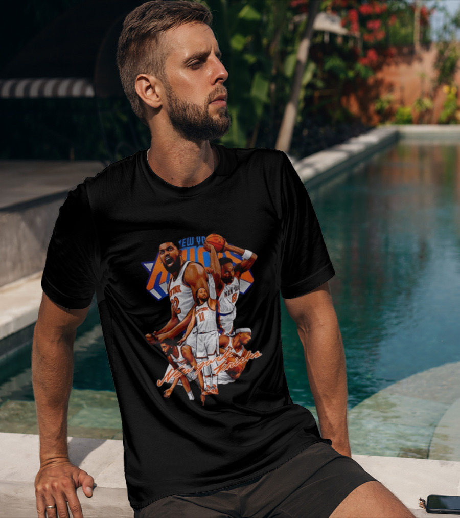 New York Knicks Basketball Players Game Day 2026 T-Shirt