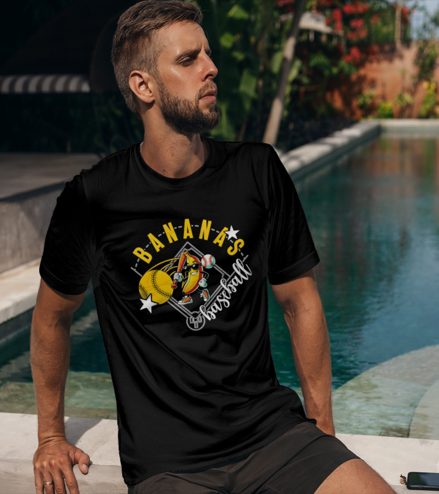 Savannah Bananas Baseball Cartoon 2026 Meme T-Shirt