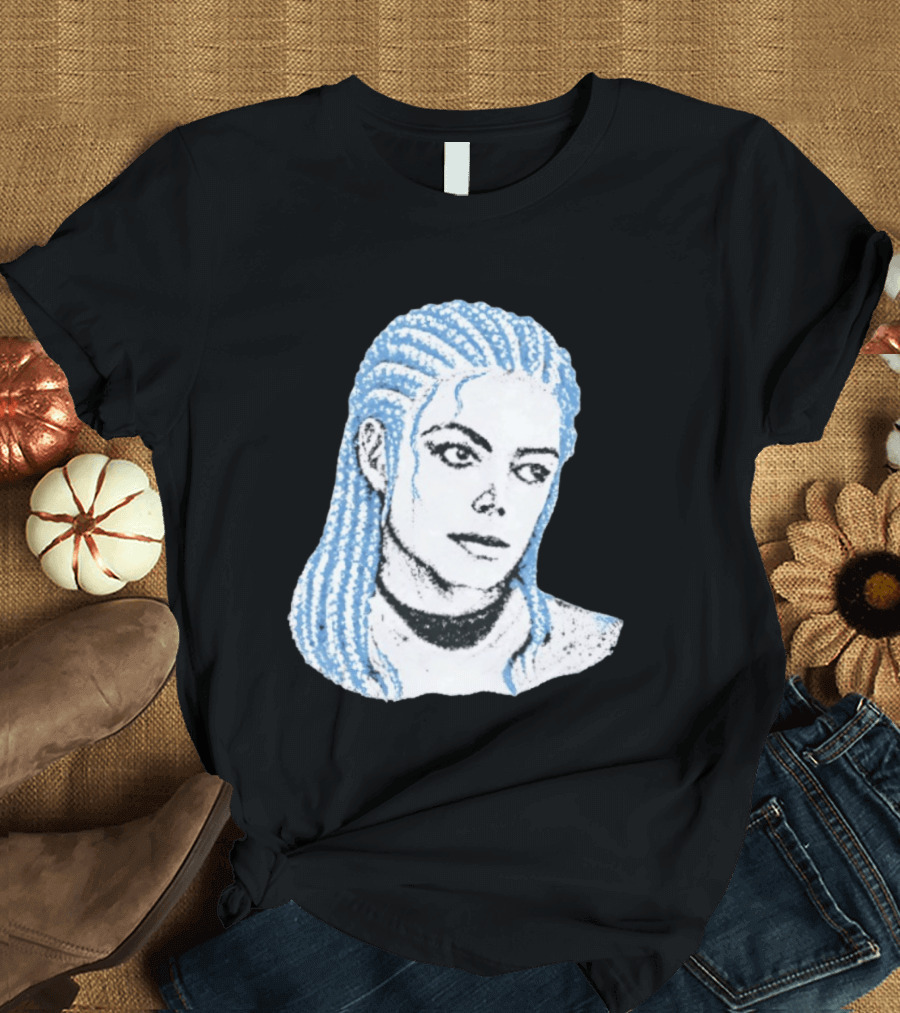 Iceman And MJ Braided Style Fusion T-Shirt