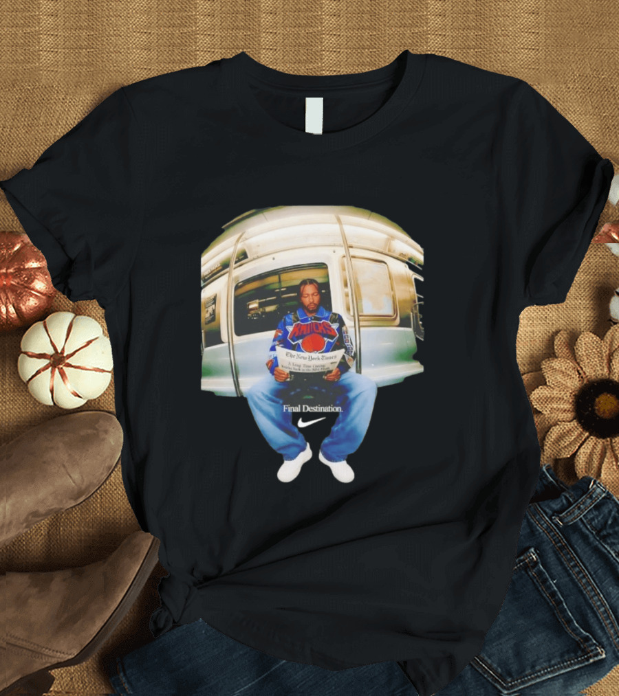 Jalen Brunson New York Knicks Final Destination Nike Edition T-Shirt
