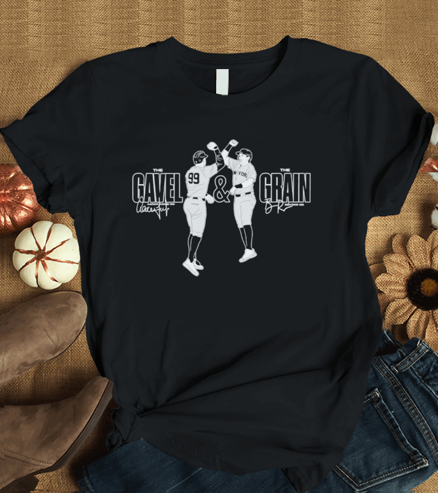 The Gavel & The Grain Aaron Judge Ben Rice NY Yankees T-Shirt