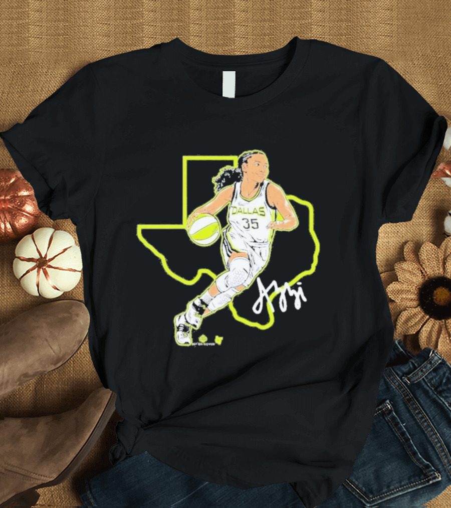 Azzi Fudd Dallas Basketball Star Texas T-Shirt