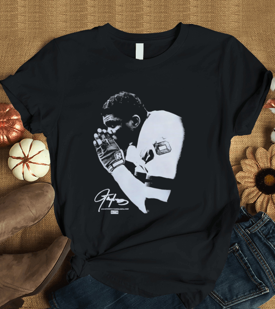 Kith National Football League Lawrence Taylor Praying Hands Signature Edition T-Shirt