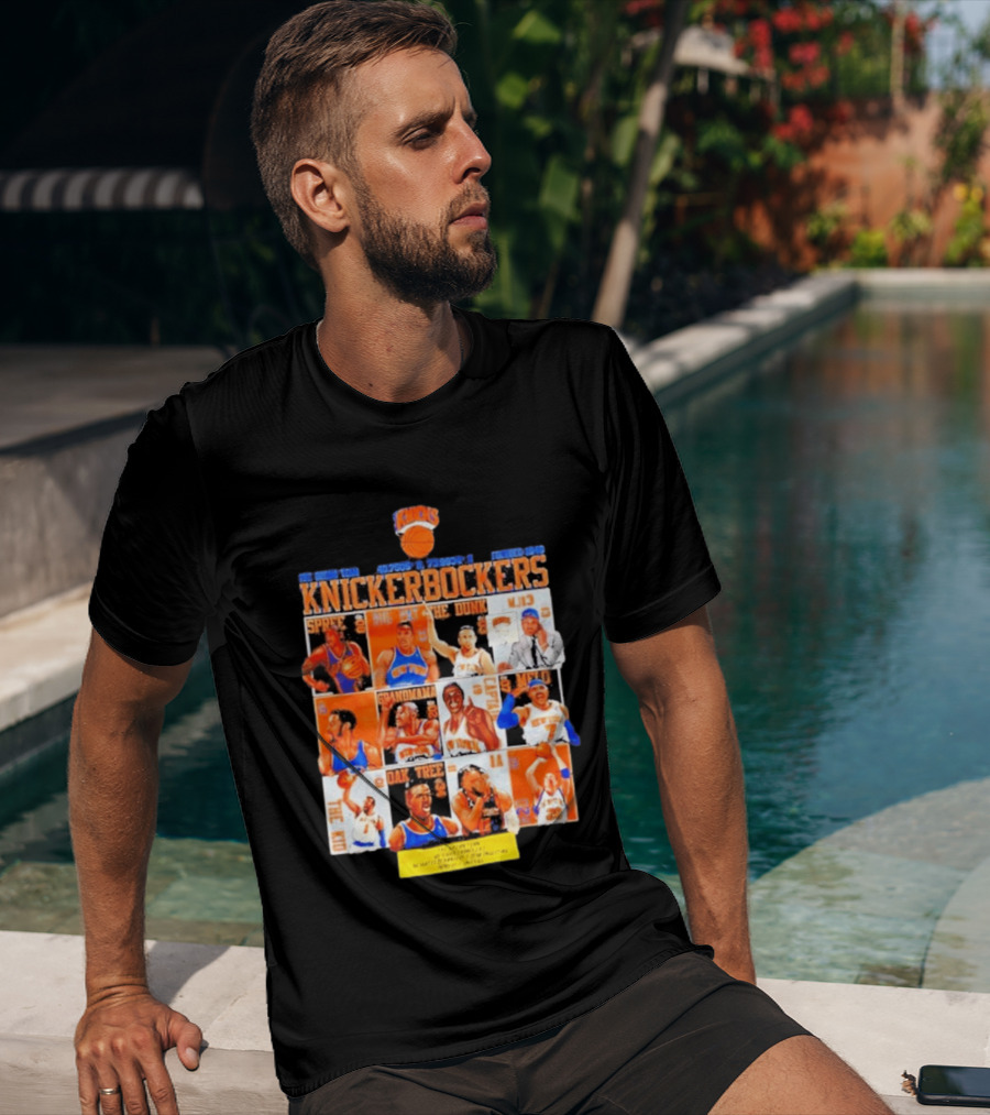 New York Knicks Knickerbockers Basketball Legends Spree Melo Run MSG Series T-Shirt