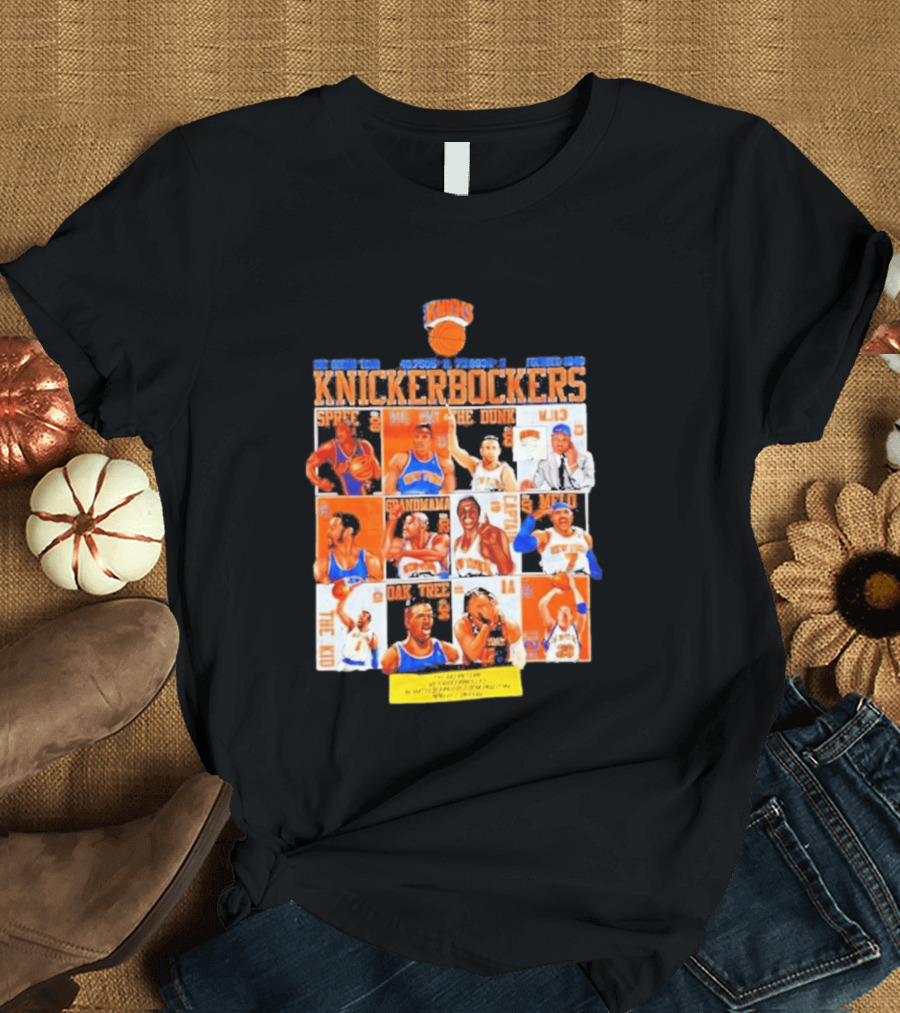 New York Knicks Knickerbockers Basketball Legends Spree Melo Run MSG Series T-Shirt