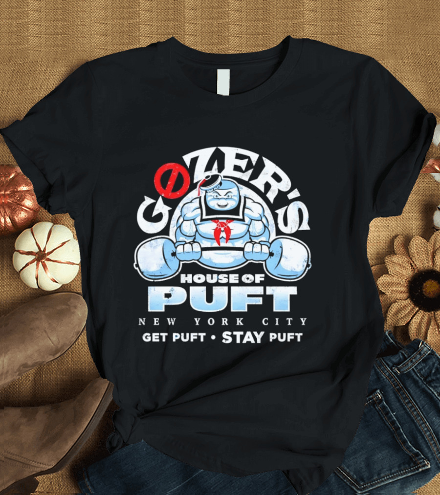 Gozer's House Of Puft New York City Muscular Stay Puft Get Puft Stay Puft T-Shirt
