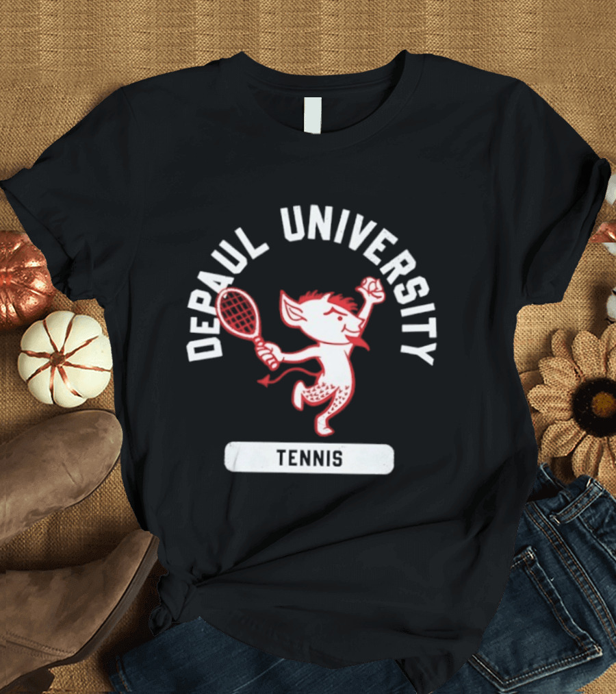 DePaul University Blue Demons Tennis T-Shirt