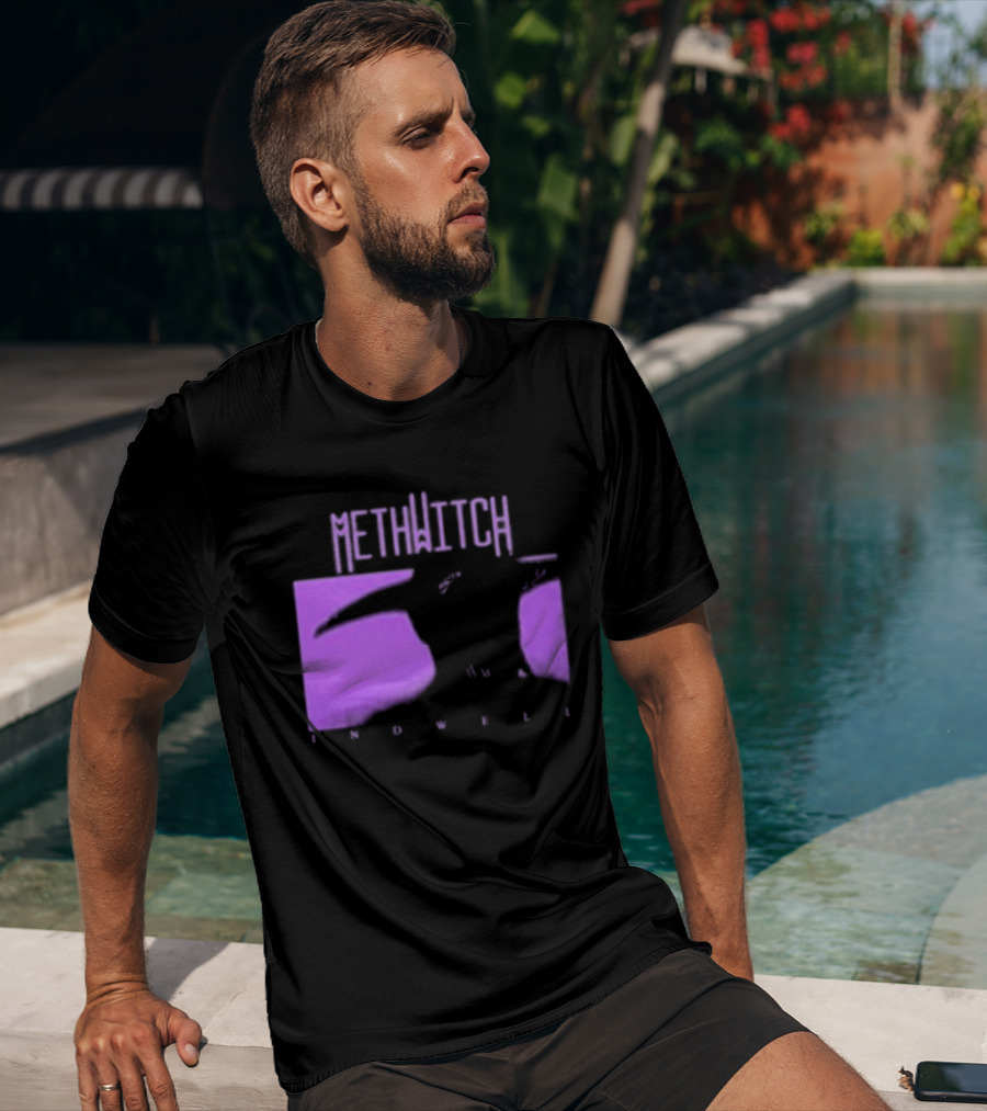 Methwitch Digital Well Records Indwell Mirror T-Shirt