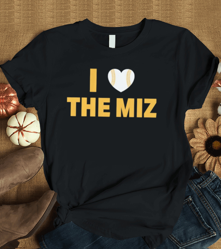 I Heart The Miz Baseball Jacob Misiorowski Milwaukee T-Shirt