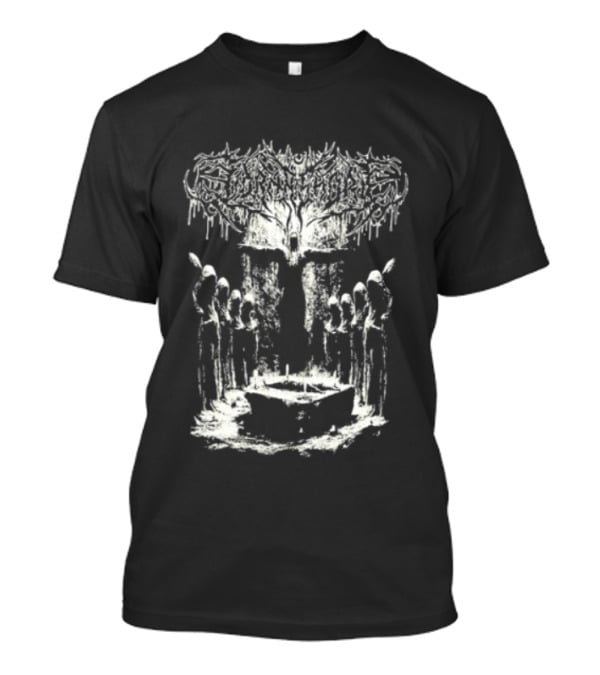 Lorna Shore Suffocate In The Ashen Wake Skeletons And Tree T-Shirt