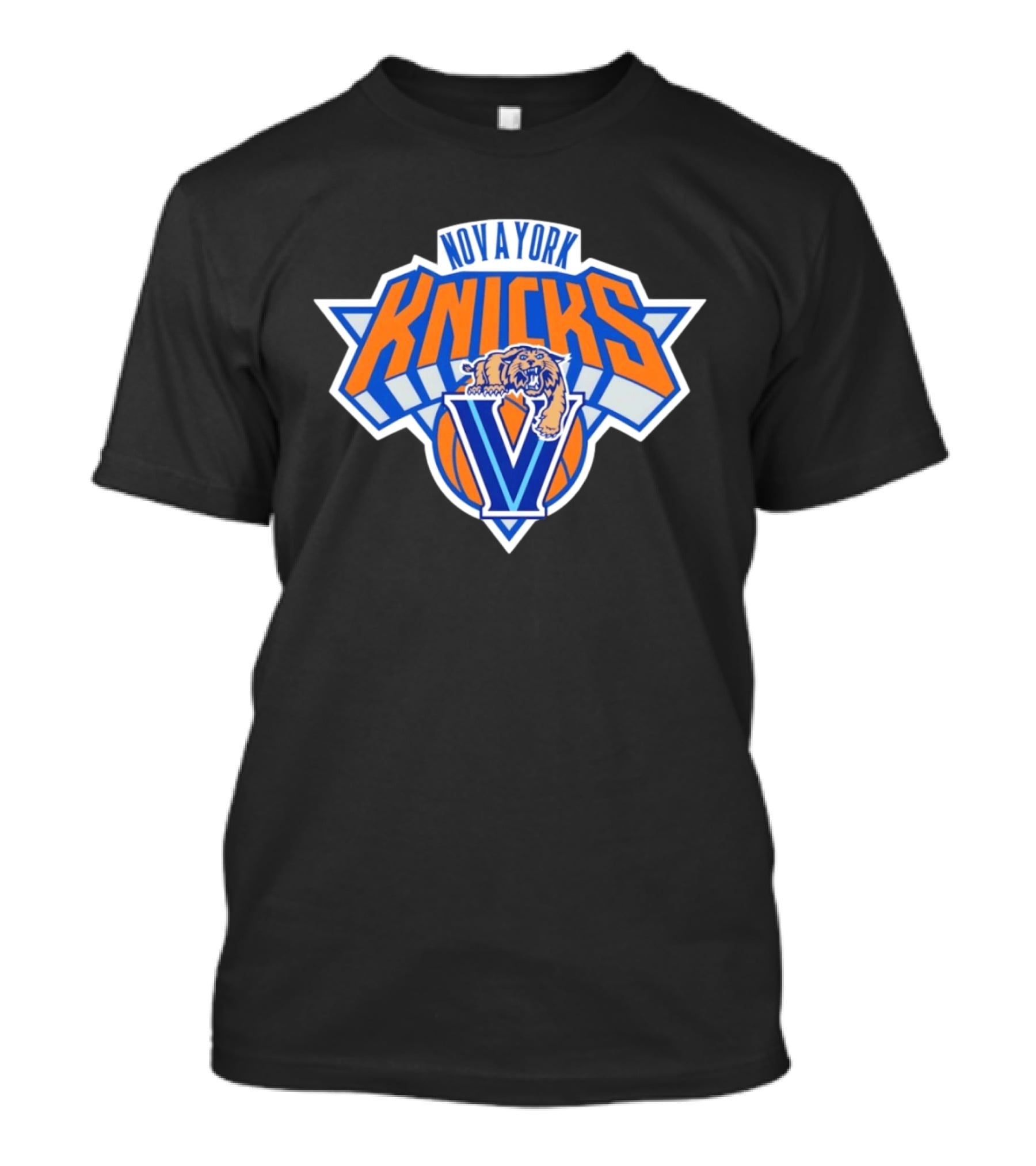 New York Knicks Villanova Wildcats NBA Mashup 2026 T-Shirt