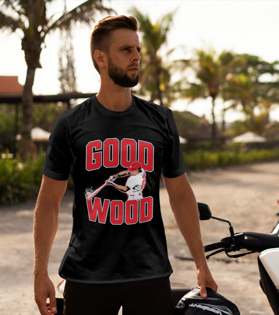 Washington Baseball James Wood Good Wood Slugger Swing T-Shirt