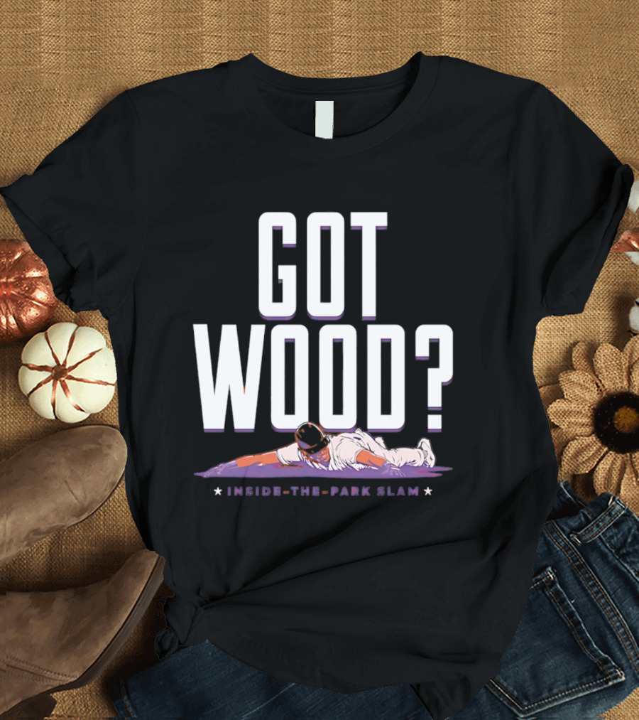 Washington Nationals Baseball Got Wood Inside The Park Slam T-Shirt