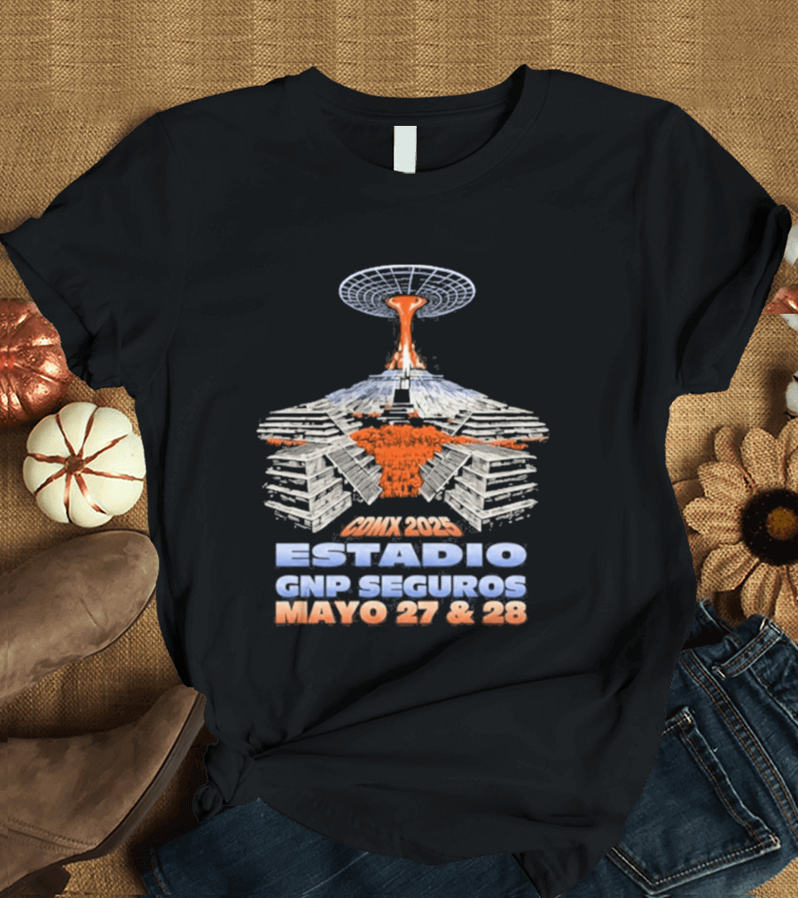 System Of A Down Estadio GNP Seguros Mexico May 27 28 2026 Tour Event T-Shirt