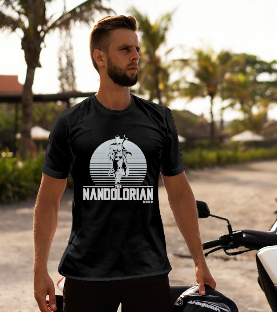 The Nandolorian Fernando Mendoza Mandalorian Parody Star Wars T-Shirt
