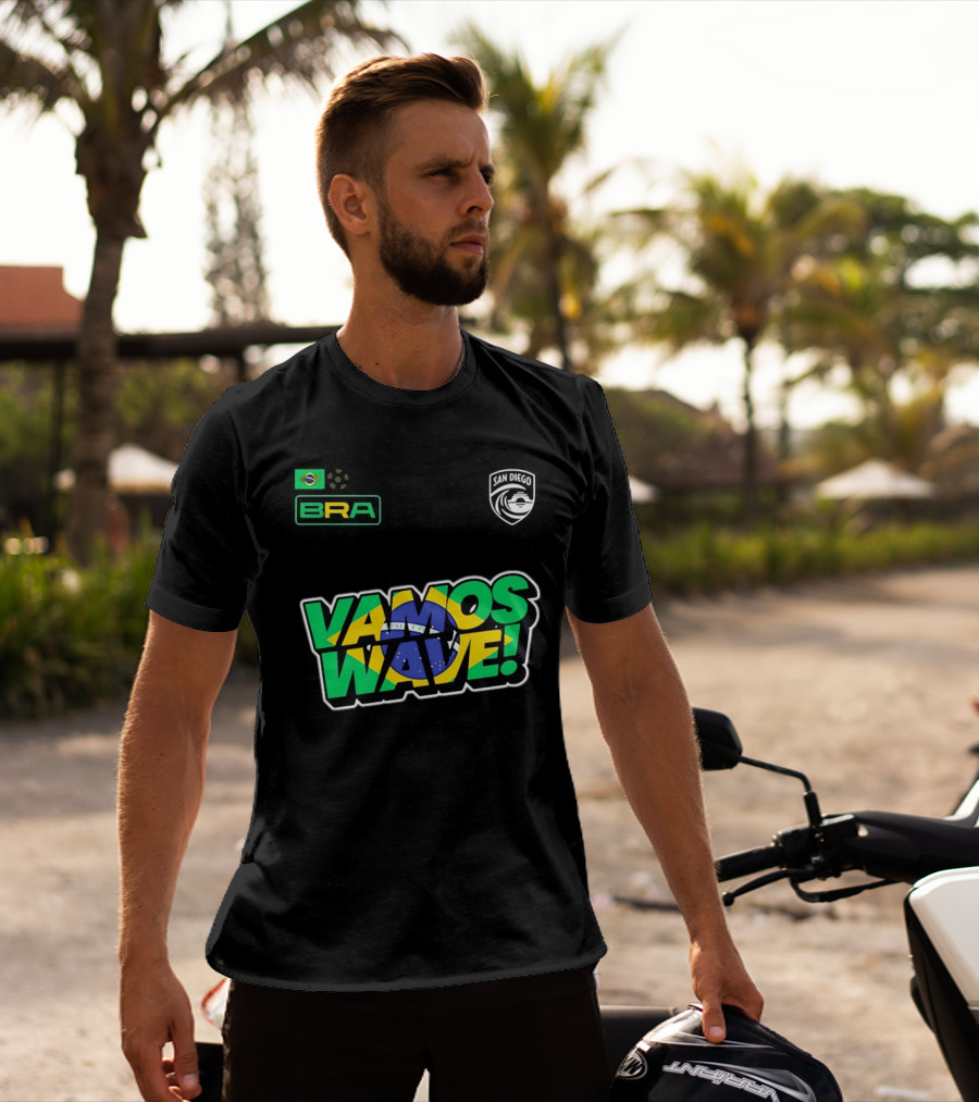 Brazil Vamos Wave San Diego Wave FC 2026 T-Shirt
