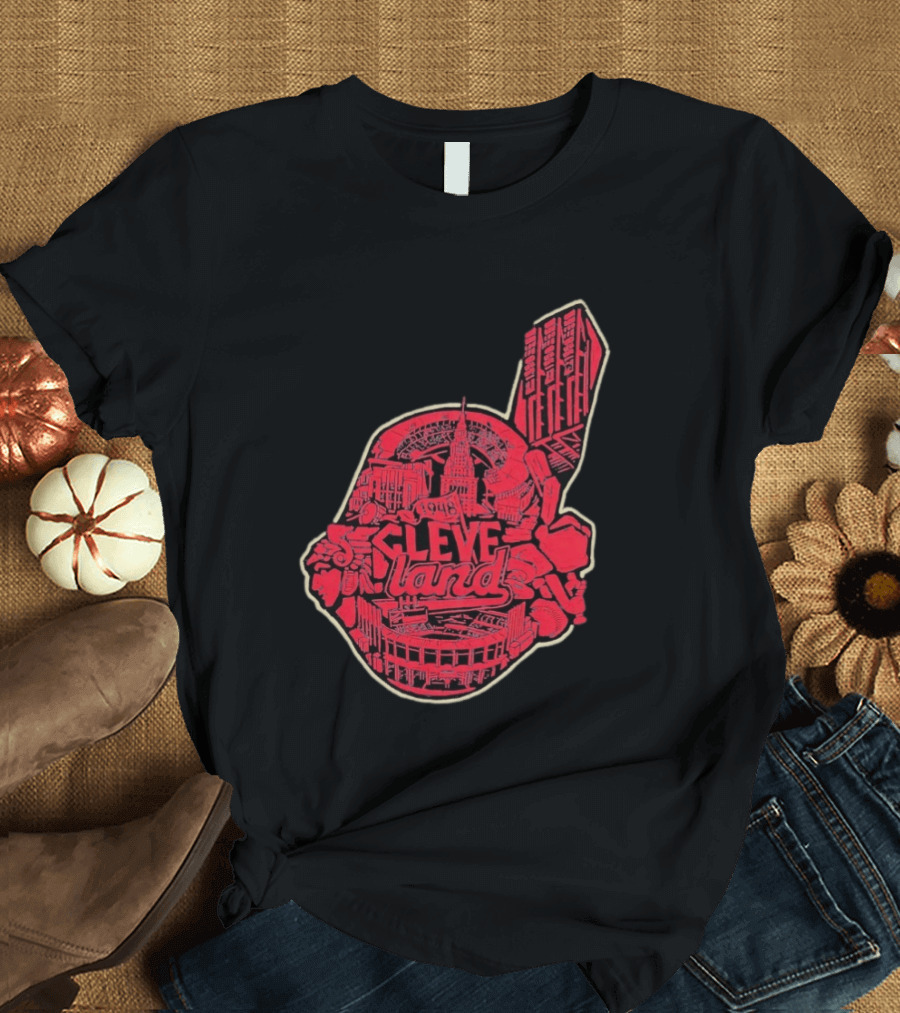 Cleveland Guardians 1948 Terminal Tower Progressive Field CLEVEland T-Shirt
