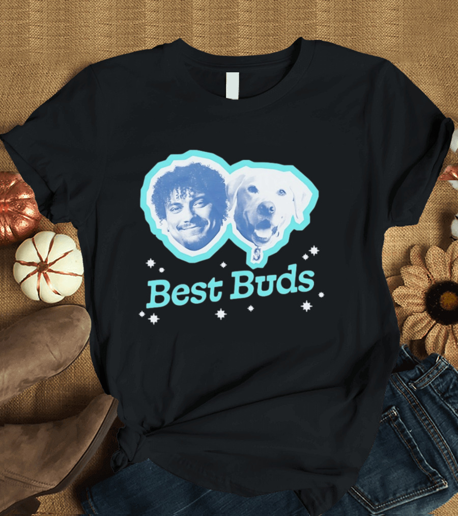 J P Crawford Seattle Mariners Baseball Best Buds T-Shirt