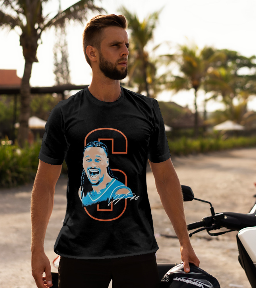 Jaylin Williams Number 6 Oklahoma City Thunder Basketball Signature T-Shirt