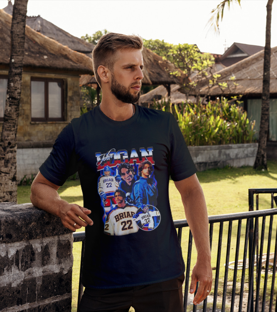 John Logan Briar 22 Hockey Collage T-Shirt