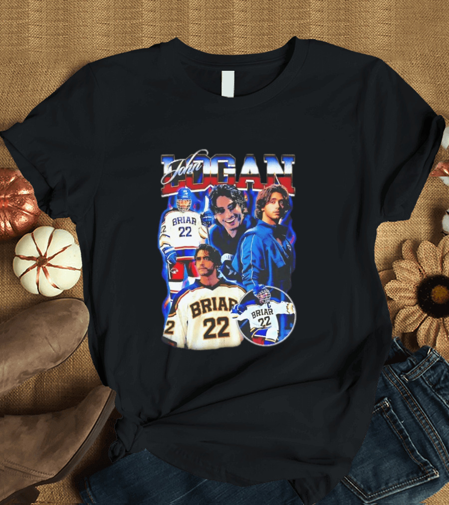 John Logan Briar 22 Hockey Collage T-Shirt