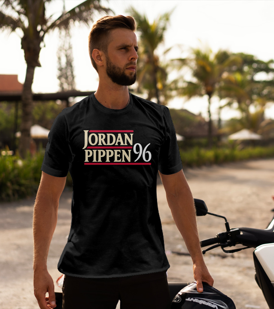 Jordan Pippen 96 Chicago Bulls NBA Classic Stars Dennis Rodman Steve Kerr Phil Jackson T-Shirt