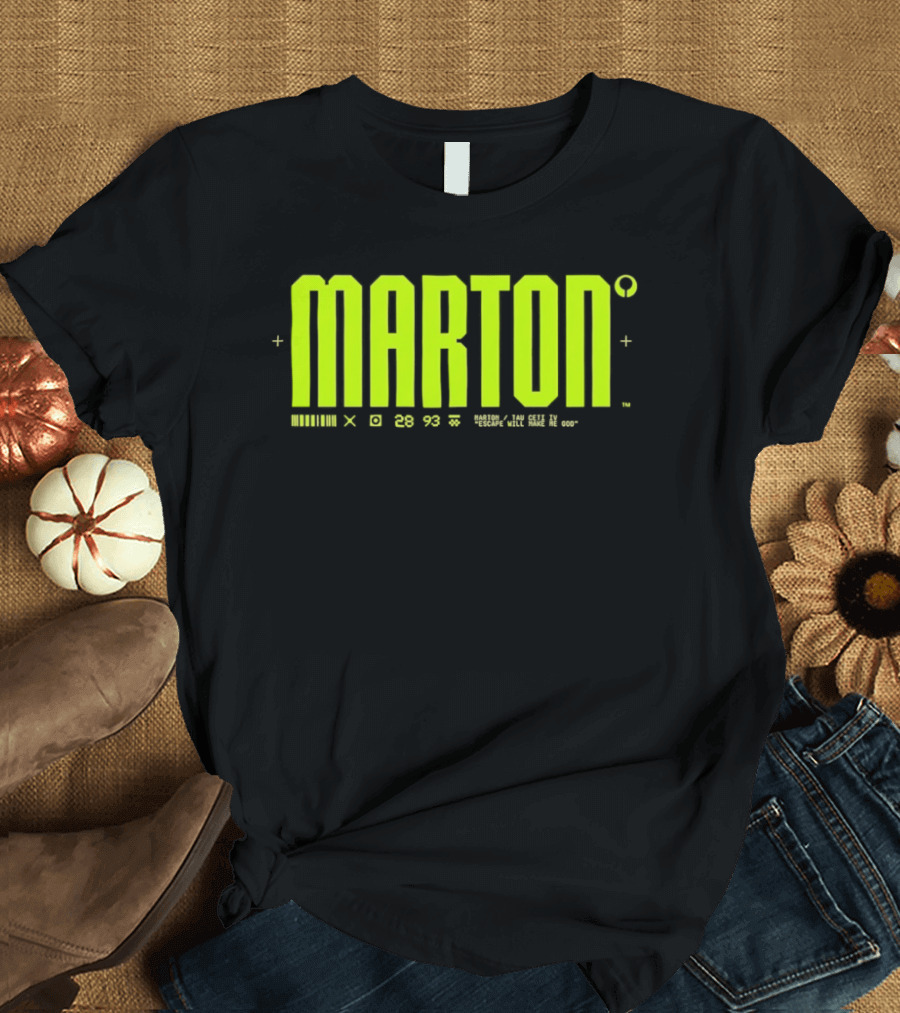 Marton Tau Ceti IV Escape Will Make Me God Sci Fi Retro Futuristic T-Shirt