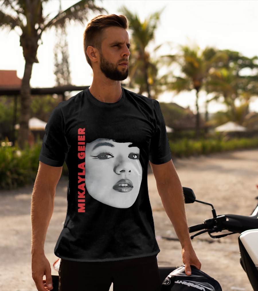 Mikayla Geier UK Tour Bold Monochrome T-Shirt